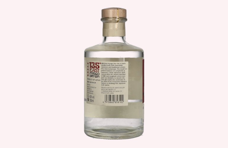 135° EAST Hyōgo Dry Gin 42% Vol. 0,7l