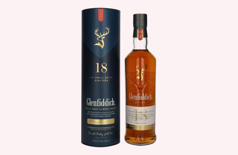 Glenfiddich 18 Years Old OUR SMALL BATCH 18 40% Vol. 0,7l in Giftbox