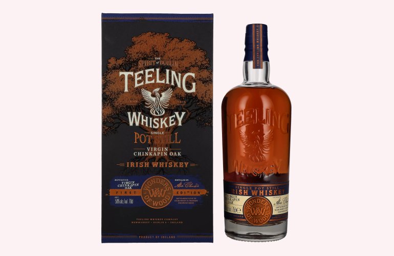 Teeling Whiskey Single Pot Still WONDERS OF WOOD Virgin Chinkapin Oak First Edition 50% Vol. 0,7l in Giftbox