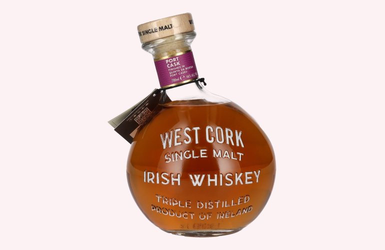 West Cork MARITIME Single Malt Irish Whiskey PORT CASK FINISHED 46% Vol. 0,7l