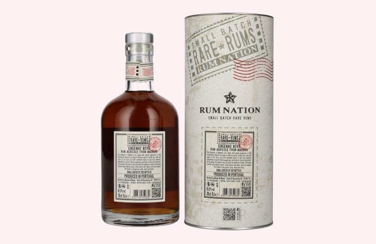 Rum Nation Rare Rum ENGENHO NOVO 2017/2023 65% Vol. 0,7l en boîte cadeau