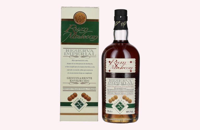 Rum Malecon Añejo 25 Años Reserva Imperial 40% Vol. 0,7l in Geschenkbox
