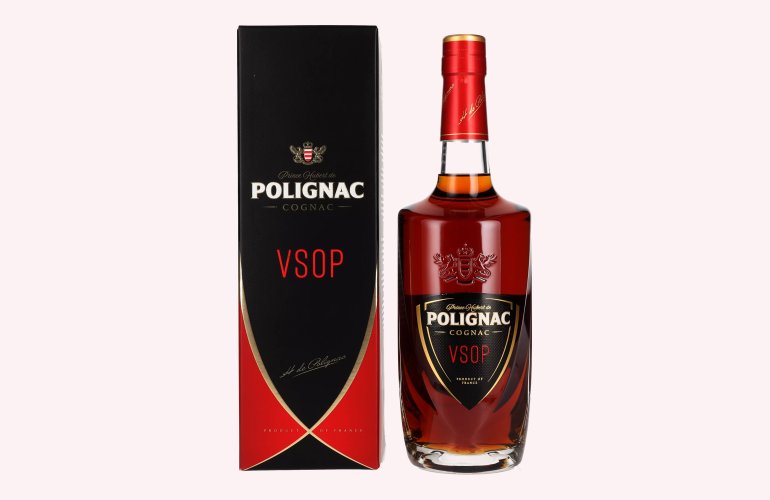 Prince Hubert de Polignac V.S.O.P Cognac 40% Vol. 0,7l in Giftbox