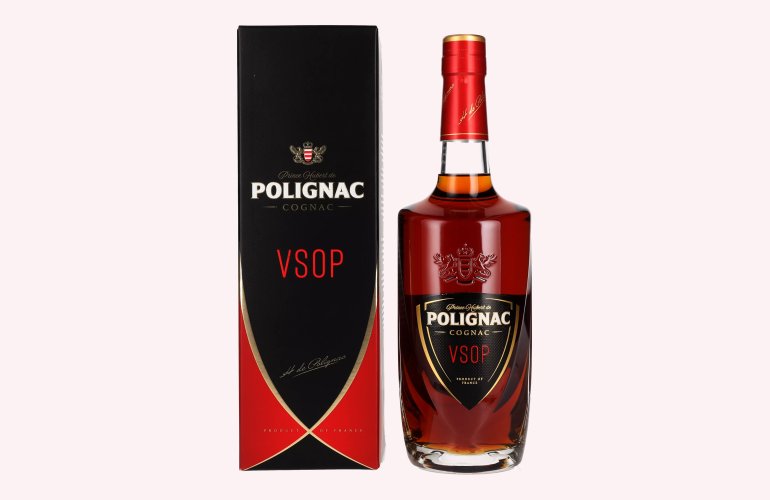 Prince Hubert de Polignac V.S.O.P Cognac 40% Vol. 0,7l in Geschenkbox