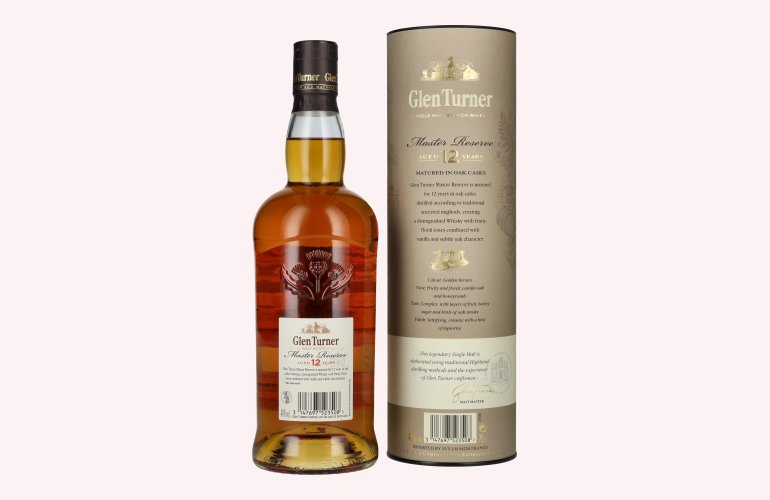 Glen Turner 12 Years Old Master Legend Single Malt Scotch Whisky 40% Vol. 0,7l in Geschenkbox
