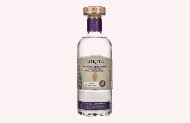 Lokita 14 Años 100% Maguey Mezcal Artesanal 47% Vol. 0,7l