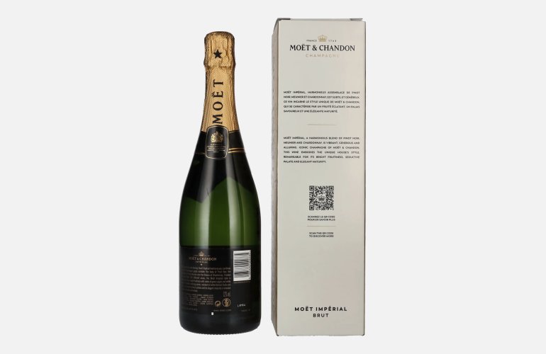 Moët & Chandon Champagne IMPÉRIAL Brut Milestones 12% Vol. 0,75l en boîte cadeau