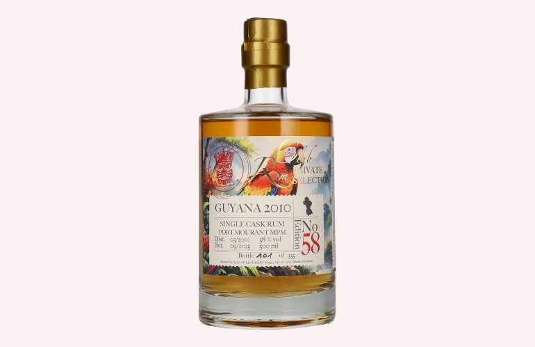 Foursquare RUM CLUB PRIVATE SELECTION Guyana Single Cask Rum Edition 58 2010 58% Vol. 0,5l