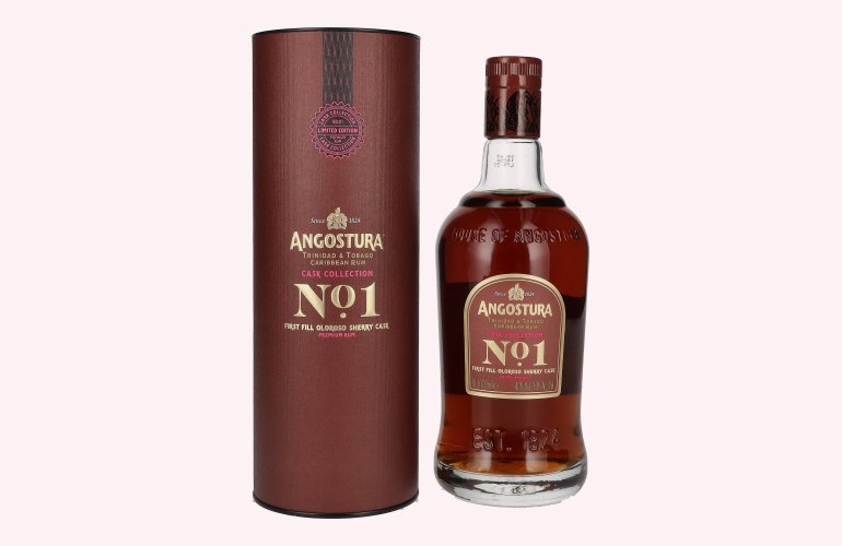Angostura No. 1 CASK COLLECTION First Fill Oloroso Sherry Cask Premium Rum 40% Vol. 0,7l in Geschenkbox