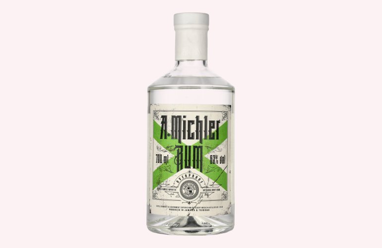 Albert Michler Rum Overproof Artisanal White Rum 63% Vol. 0,7l