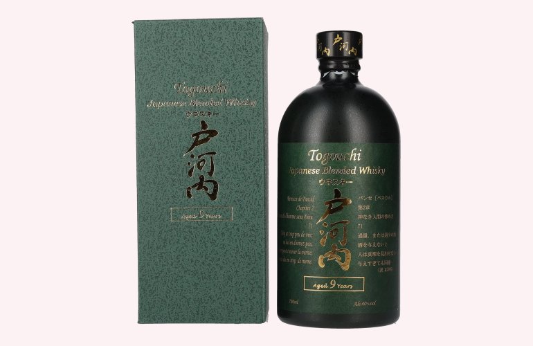 Togouchi 9 Years Old Japanese Blended Whisky 40% Vol. 0,7l in Giftbox