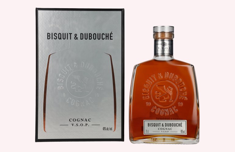 Bisquit & Dubouché Cognac V.S.O.P. 40% Vol. 0,7l en boîte cadeau