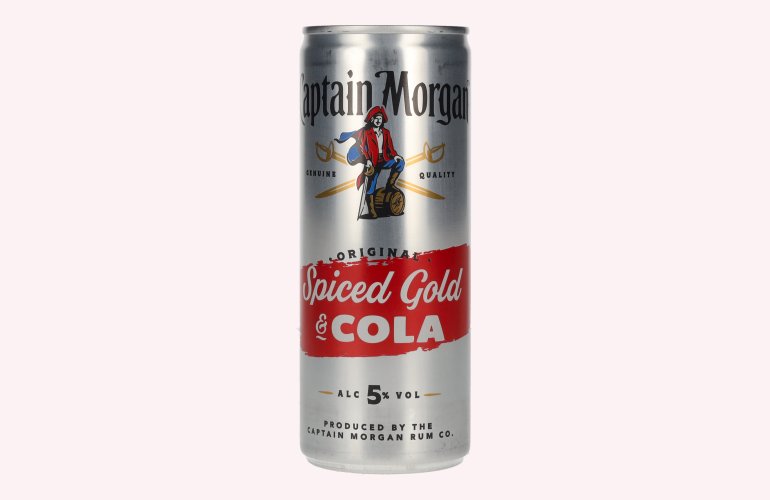 Captain Morgan Original Spiced Gold & Cola 5% Vol. 0,25l Dose
