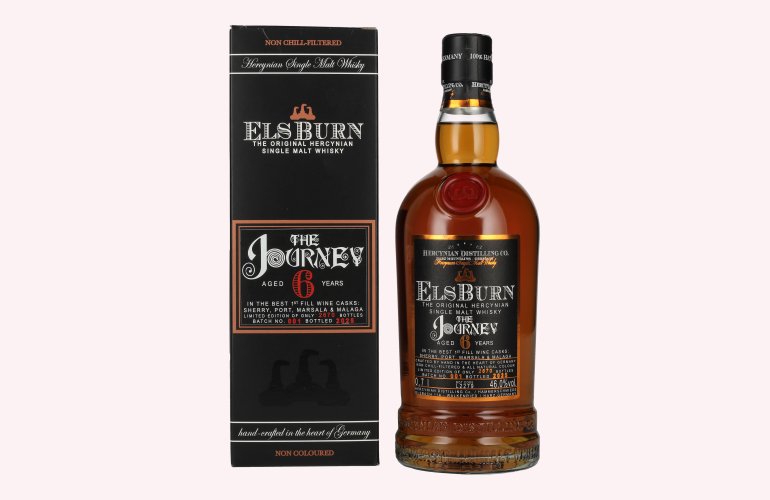 Elsburn 6 Years Old THE JOURNEY Single Malt Batch No. 001 2025 46% Vol. 0,7l in Geschenkbox