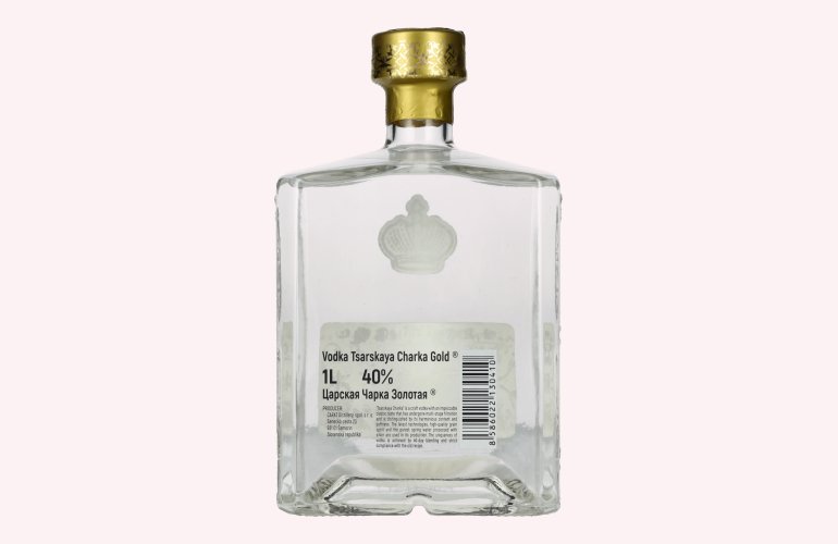 Tsarskaya Charka GOLD Vodka 40% Vol. 1l