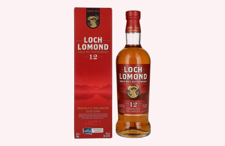 Loch Lomond 12 Years Old Single Malt The Open 46% Vol. 0,7l in Geschenkbox