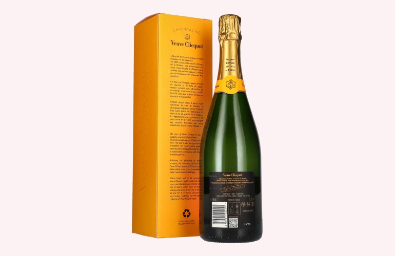 Veuve Clicquot 250 ANS Champagne Brut Yellow Label 12,5% Vol. 0,75l in Geschenkbox