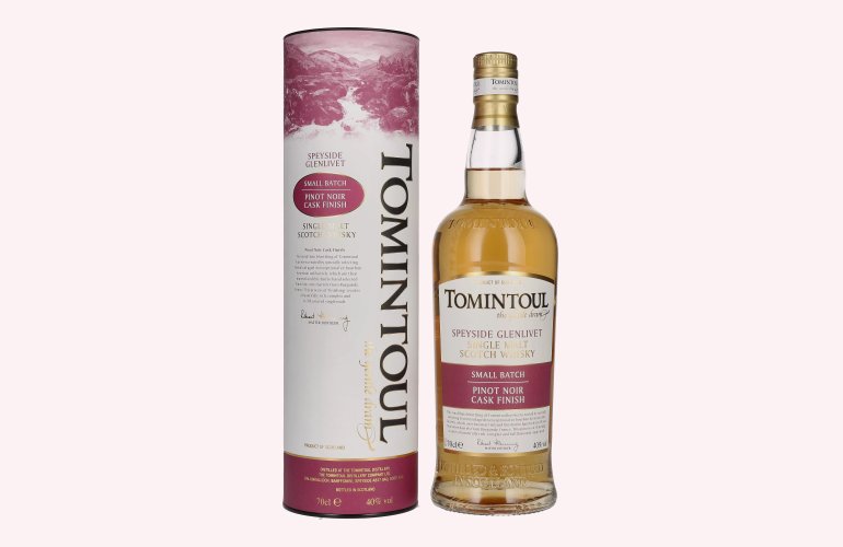 Tomintoul Small Batch Pinot Noir Cask Finish 40% Vol. 0,7l in Geschenkbox