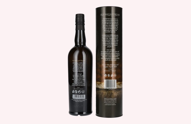 Old Ballantruan 10 Years Old THE PEATED MALT 50% Vol. 0,7l in Geschenkbox