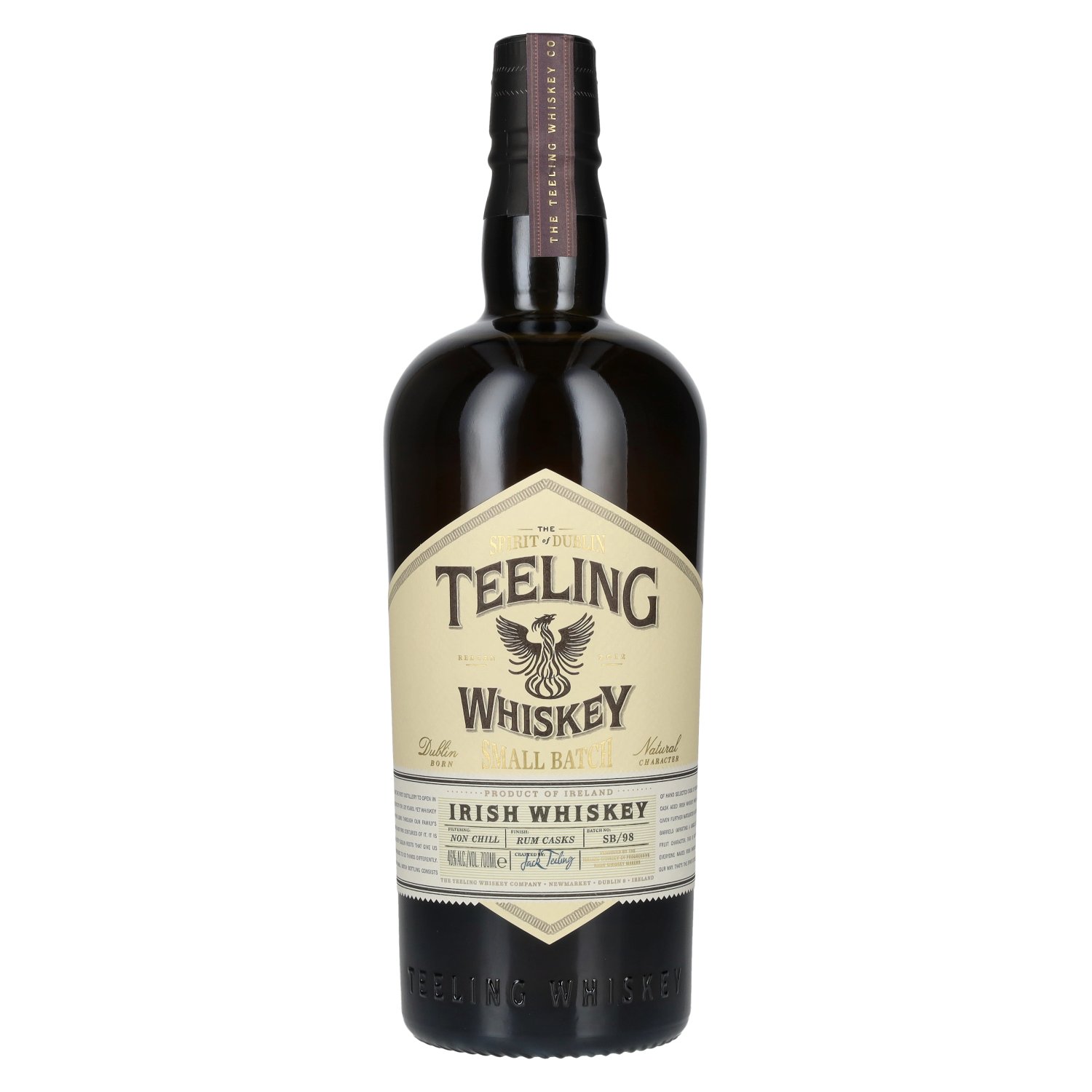 Teeling Whiskey SMALL BATCH Irish Whiskey Rum Cask 46% Vol. 0,7l