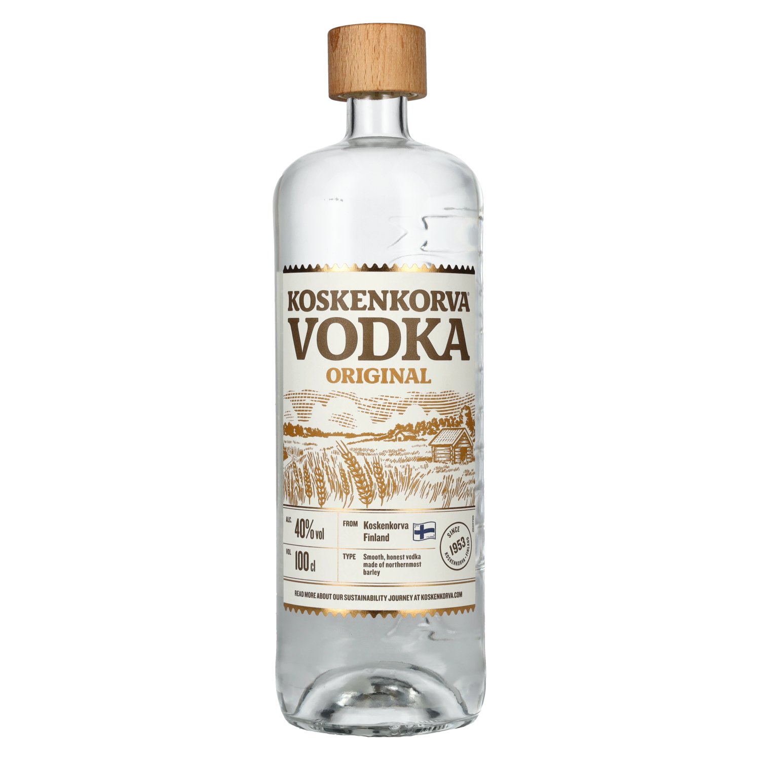 Koskenkorva Vodka ORIGINAL 40% Vol. 1l