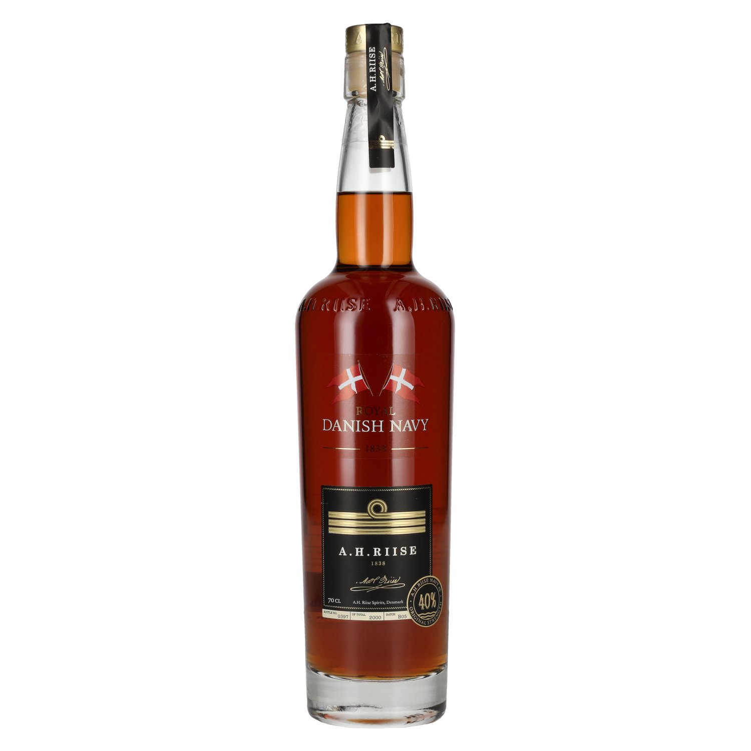 A.H. Riise Royal DANISH NAVY Superior Spirit Drink 40% Vol. 0,7l Image