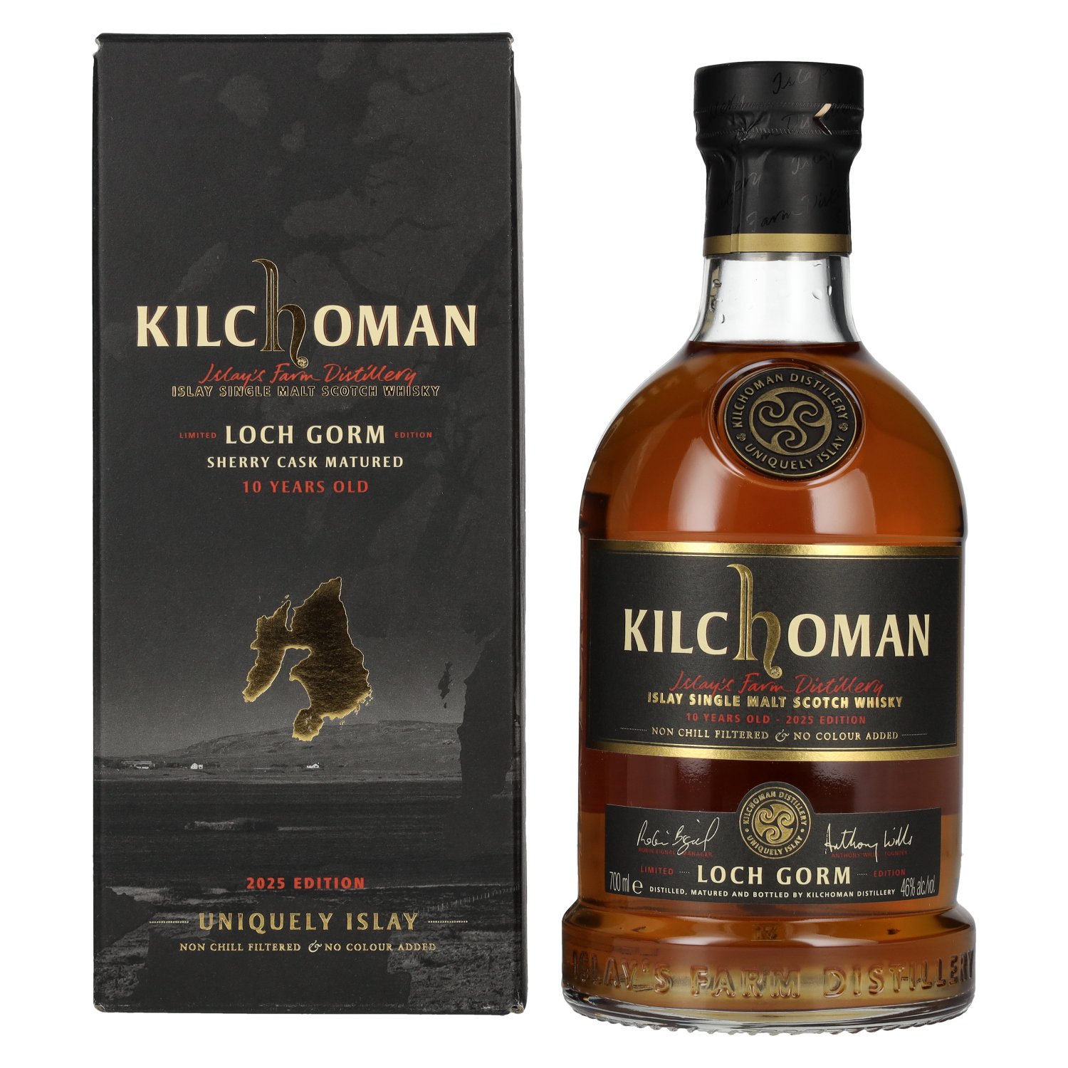 Kilchoman 10 Years Old LOCH GORM Limited Edition 2025 46% Vol. 0,7l in Geschenkbox