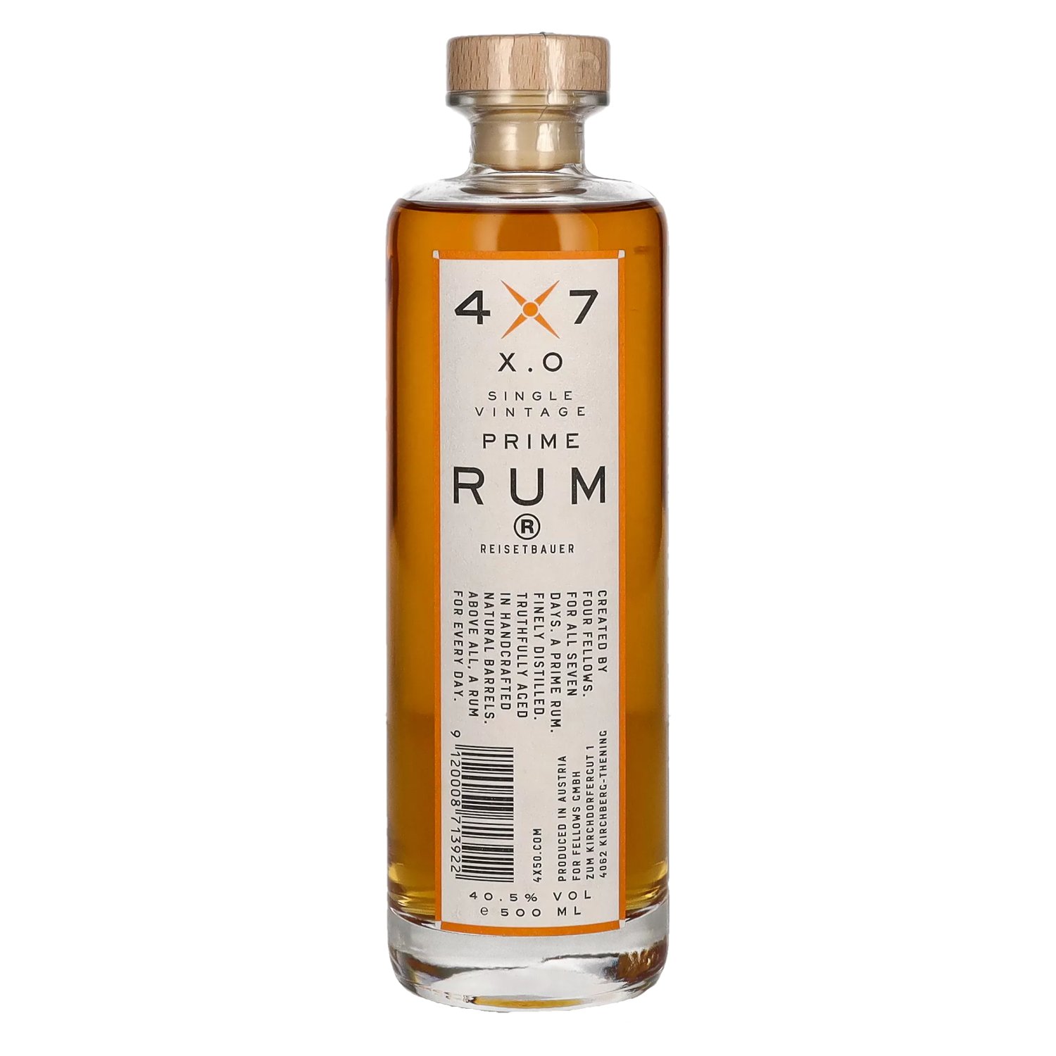 4X7 X.O Single Vintage Prime Rum 40,5% Vol. 0,5l Image