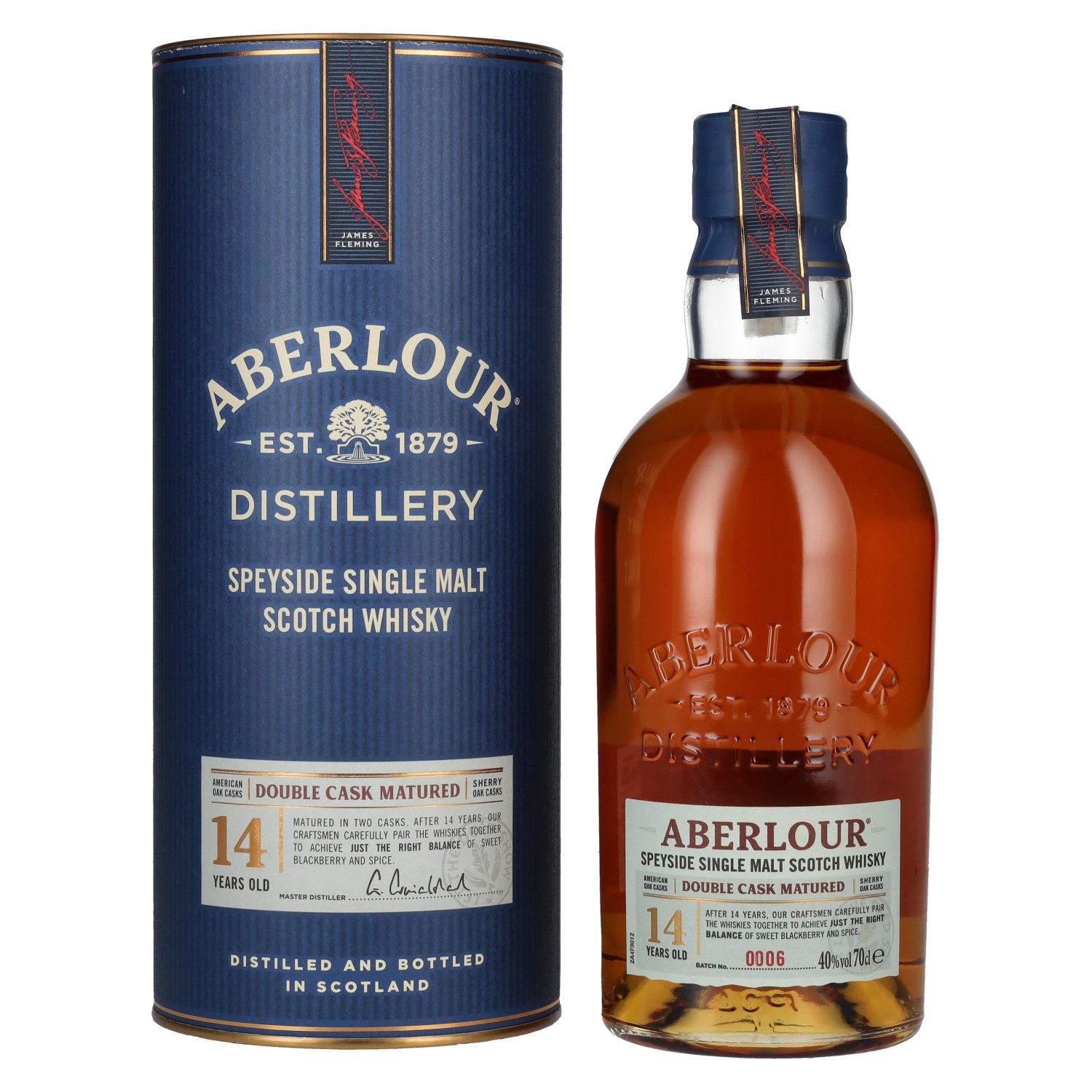Aberlour 14 Years Old DOUBLE CASK MATURED Batch 0006 40% Vol. 0,7l in Geschenkbox Image