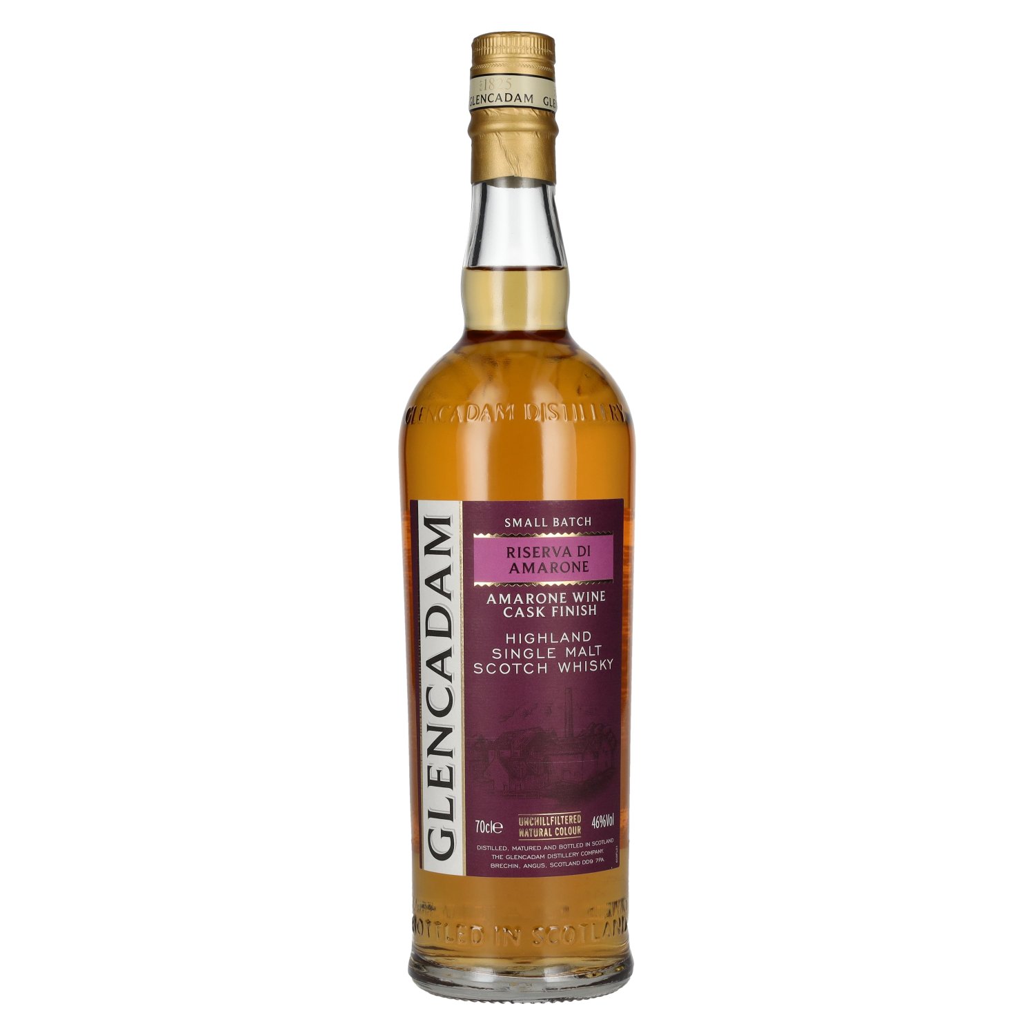 Glencadam RISERVA DI AMARONE Single Malt AMARONE WINE CASK FINISH 46% Vol. 0,7l
