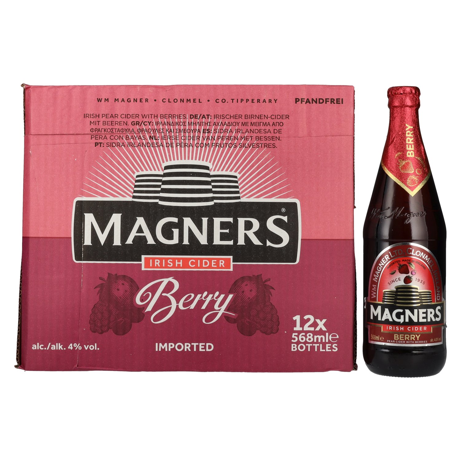 Magners Irish Cider BERRY 4% Vol. 12x0,568l