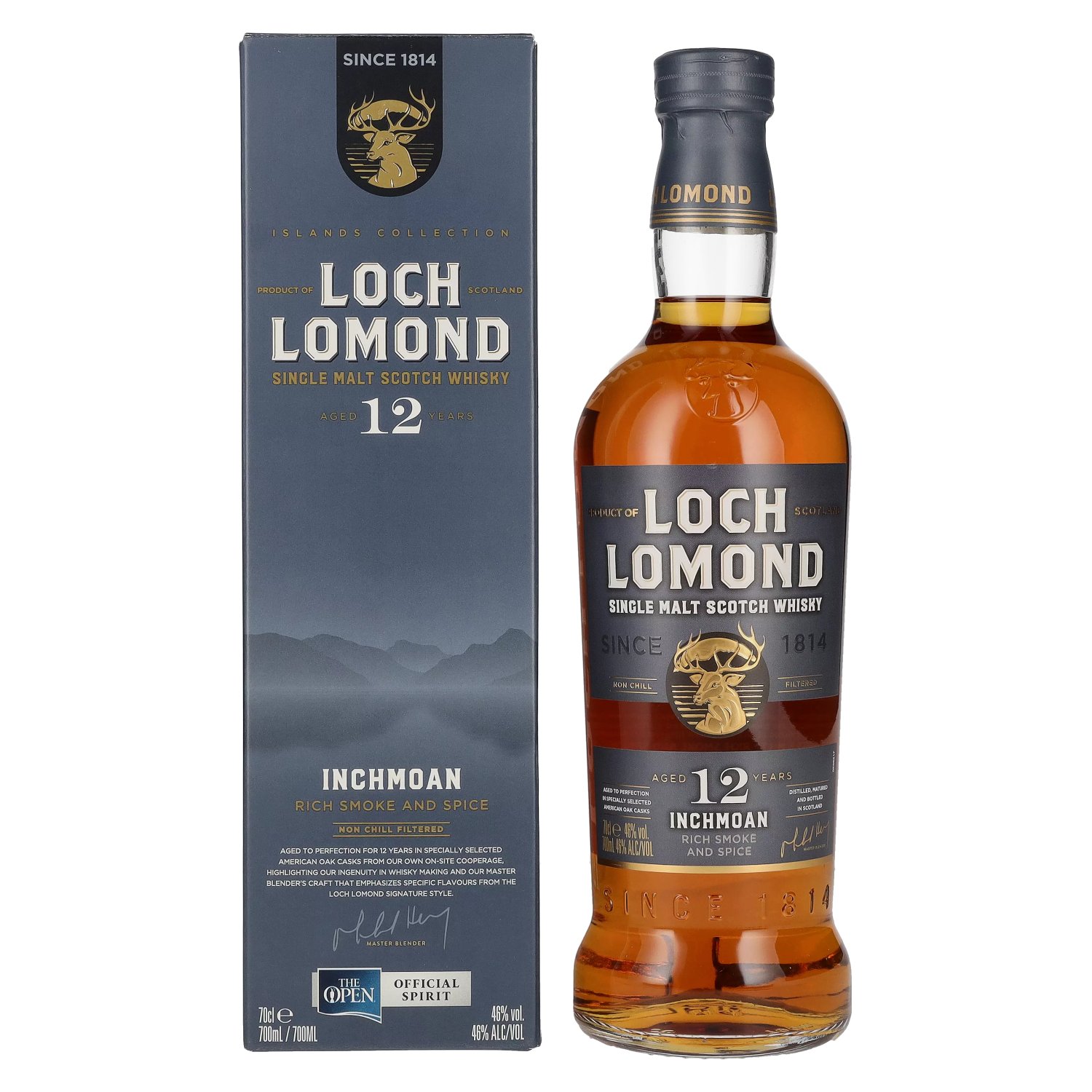 46% 12 & Geschenkbox Spice Vol. Smoke Lomond Old Years in Single Malt Loch Inchmoan 0,7l