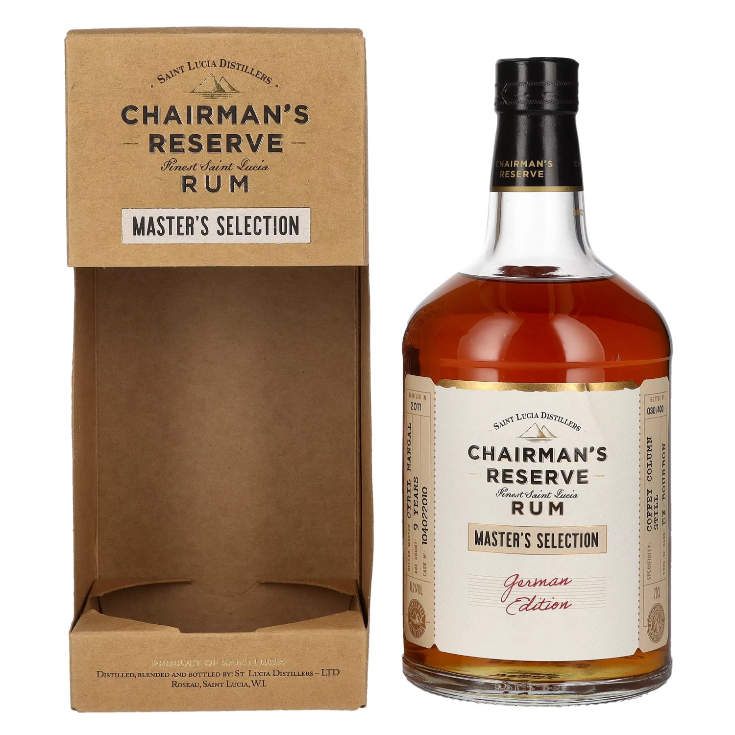 Chairman\'s Reserve MASTER\'S SELECTION German Edition 46,2% Vol. 0,7l in  Giftbox