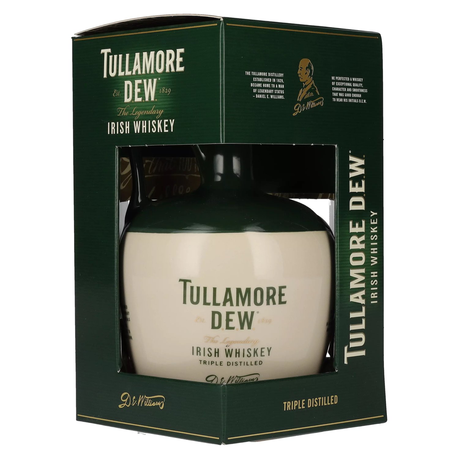 0,7l Tullamore Irish 40% Edition Giftbox Crock Vol. in Whiskey D.E.W.