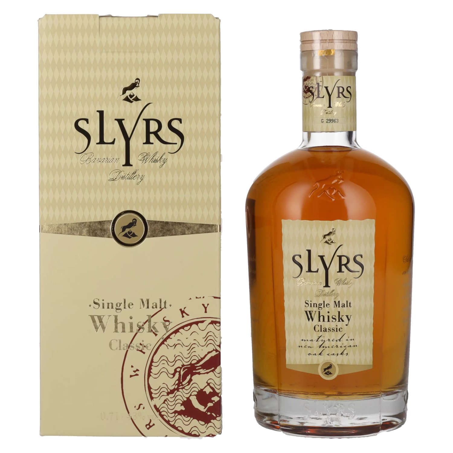 Slyrs CLASSIC Single Malt Whisky 43% Vol. 0,7l in Geschenkbox | Whisky