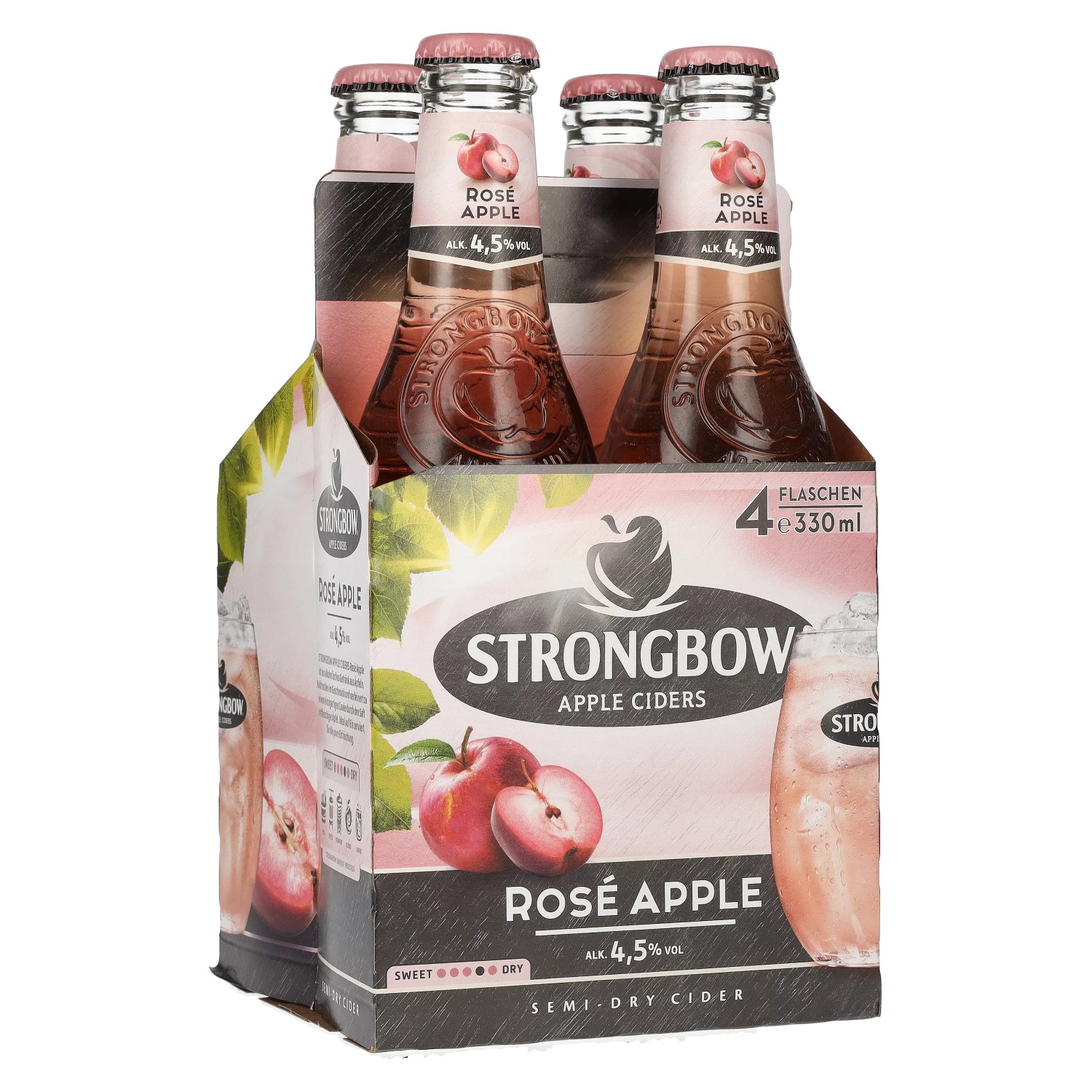 Strongbow Cider Rosé Apple 4,5 Vol. 6x4x0,33l