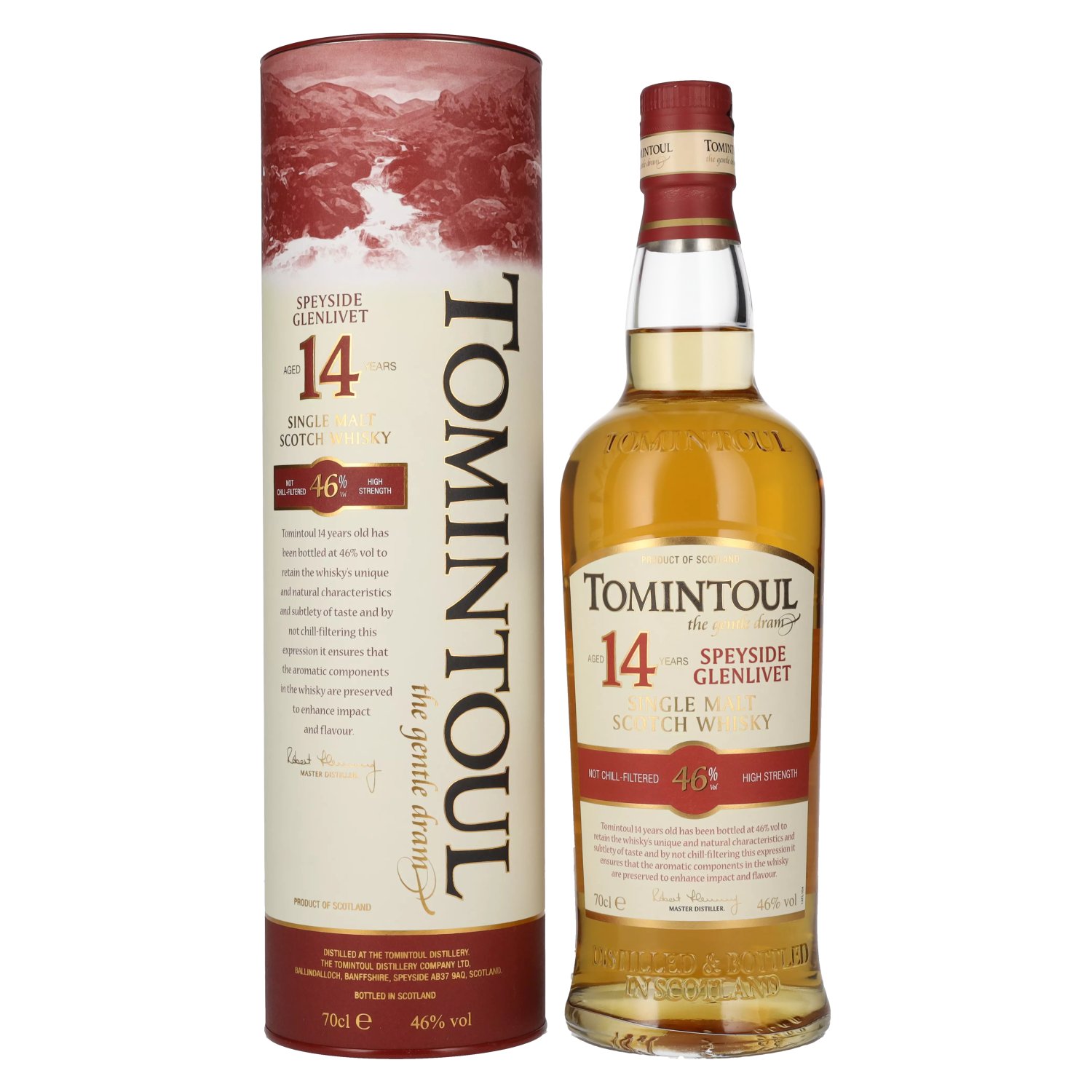 Tomintoul 14 Years Old Single Malt Scotch Whisky 46% Vol. 0,7l in  Geschenkbox | Whisky