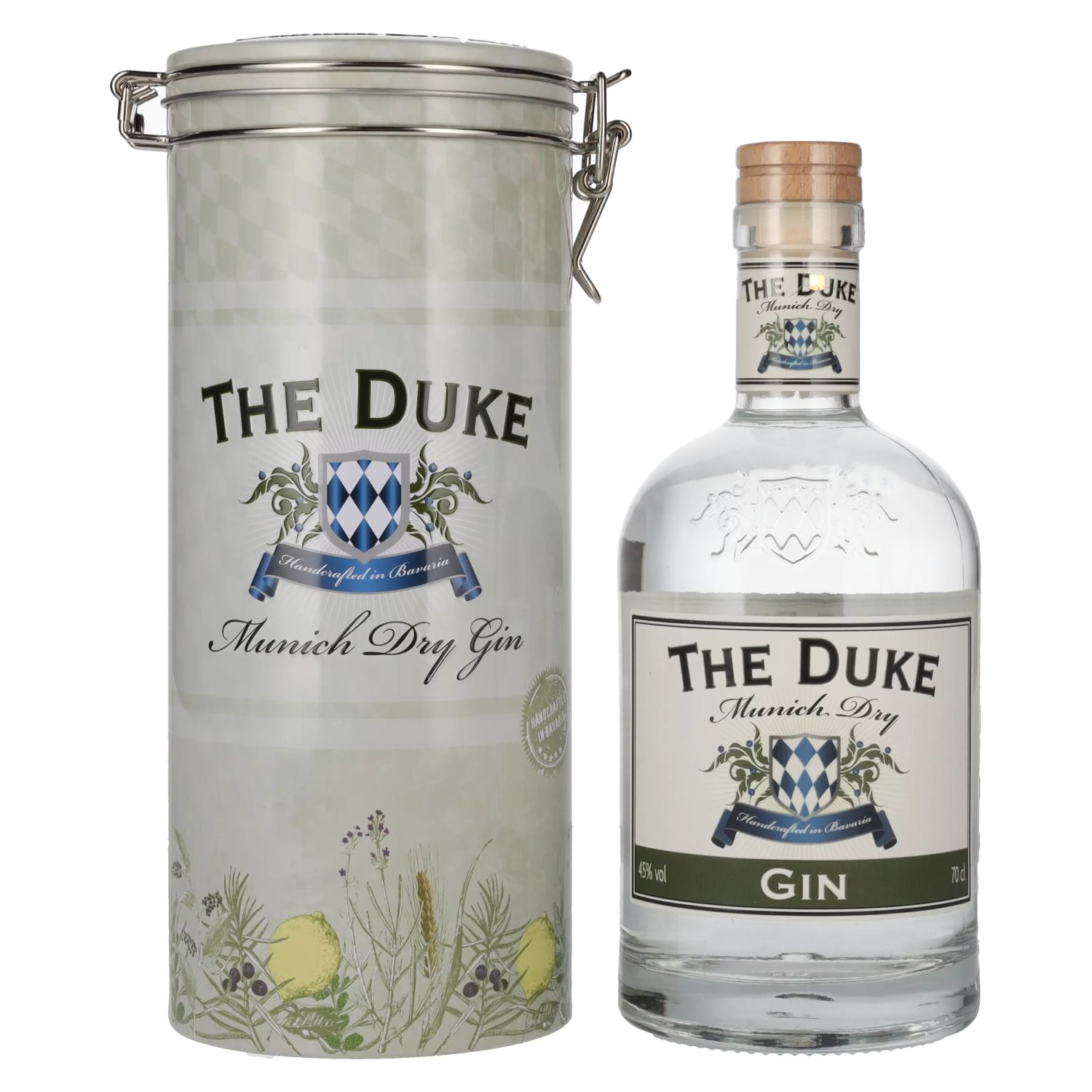 The Gin in Munich Tinbox 45% Dry 0,7l Vol. Duke