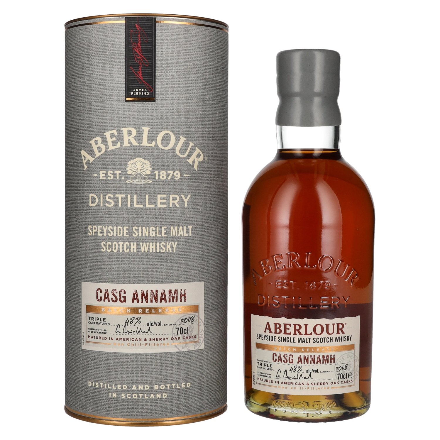 Aberlour CASG ANNAMH Batch Release 0008 48% Vol. 0,7l in Giftbox