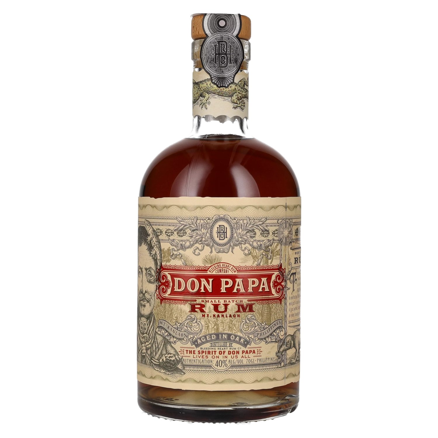 Don Papa 7 Years Old Small Batch Rum - Old Edition 40% Vol. 0,7l