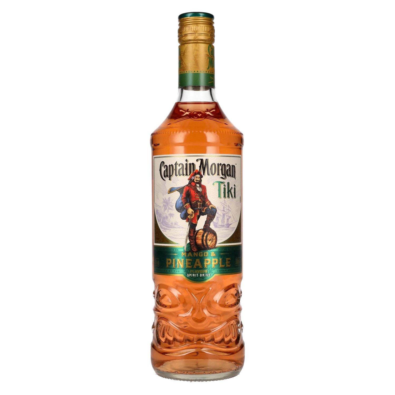 Captain Tiki Mango & Pineapple Flavour Spirit Drink 25 Vol. 0,7l