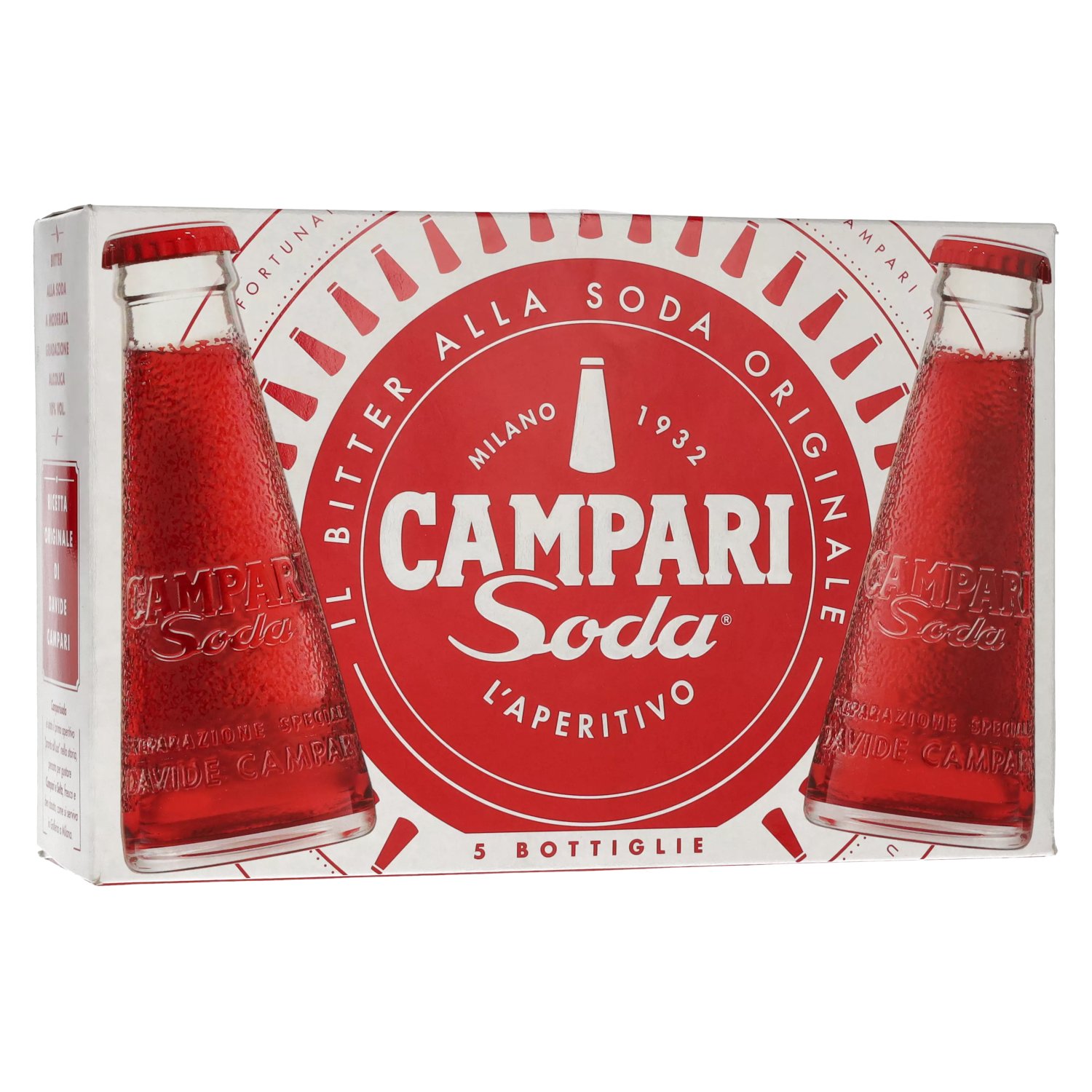 CAMPARI SODA 10cl X 10 - Pg Bevande