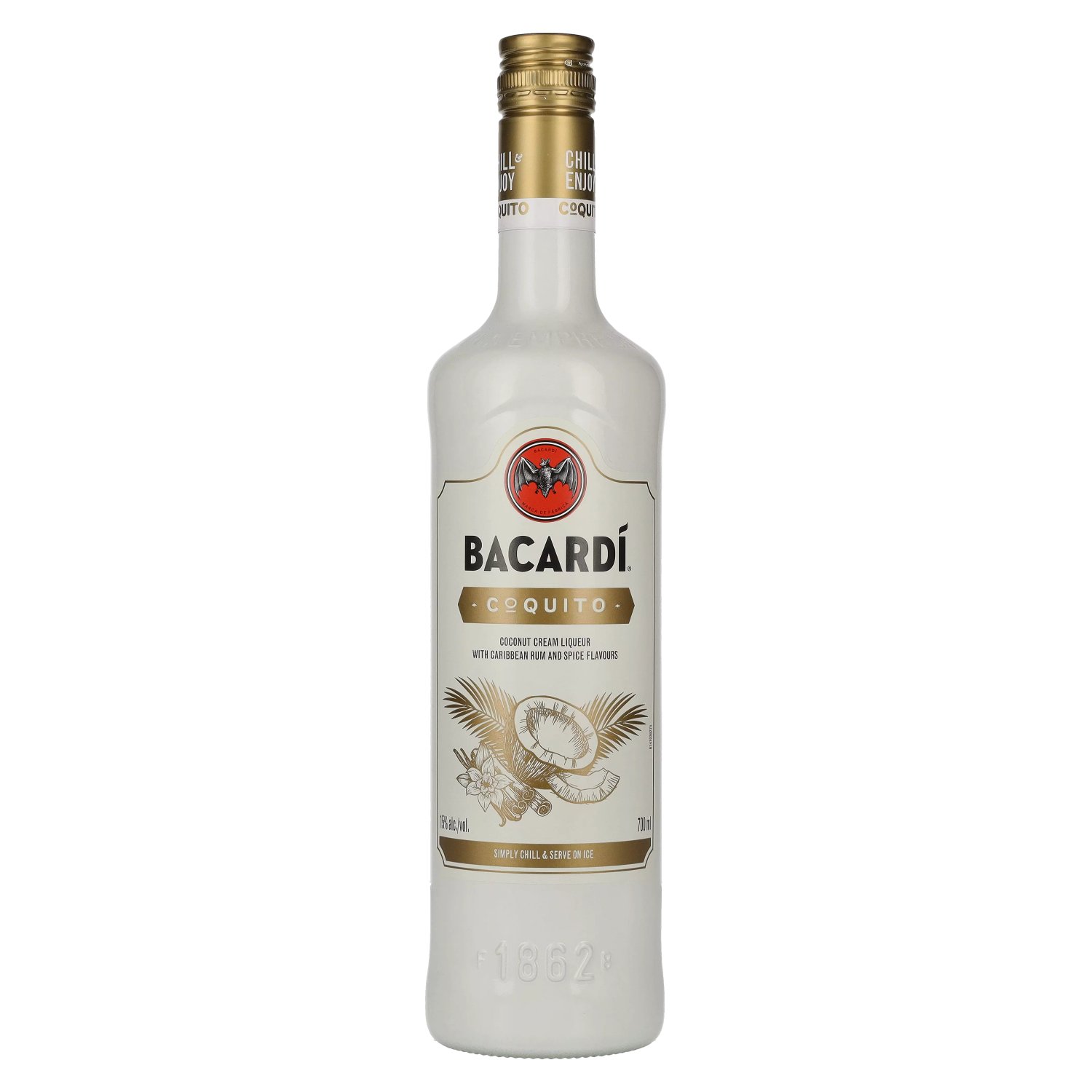 Bacardi COQUITO Coconut Cream Liqueur 15 Vol. 0,7l
