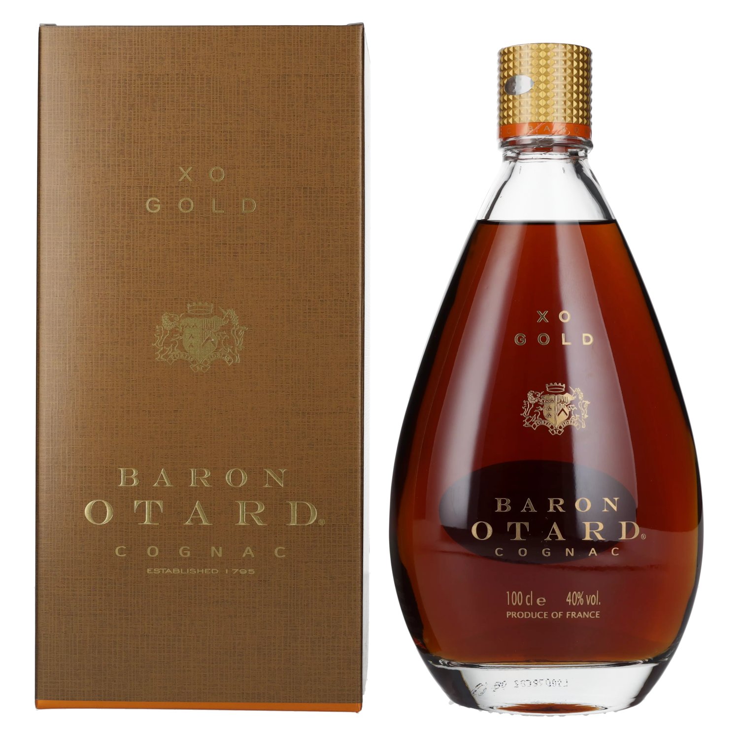 Baron Otard XO GOLD Cognac % Vol. 1l in Giftbox