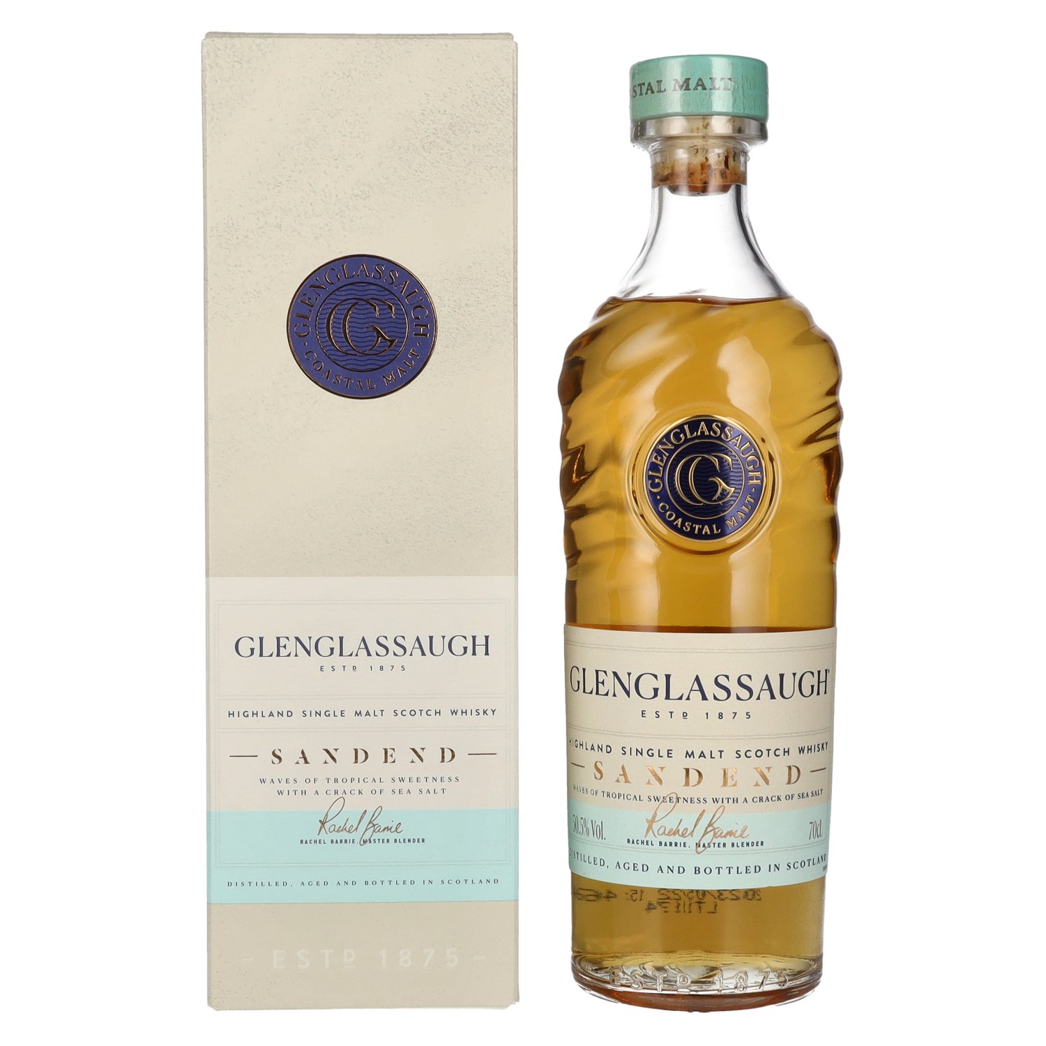 SANDEND Geschenkbox 50,5% Highland Single Whisky in Glenglassaugh 0,7l Scotch Vol. Malt