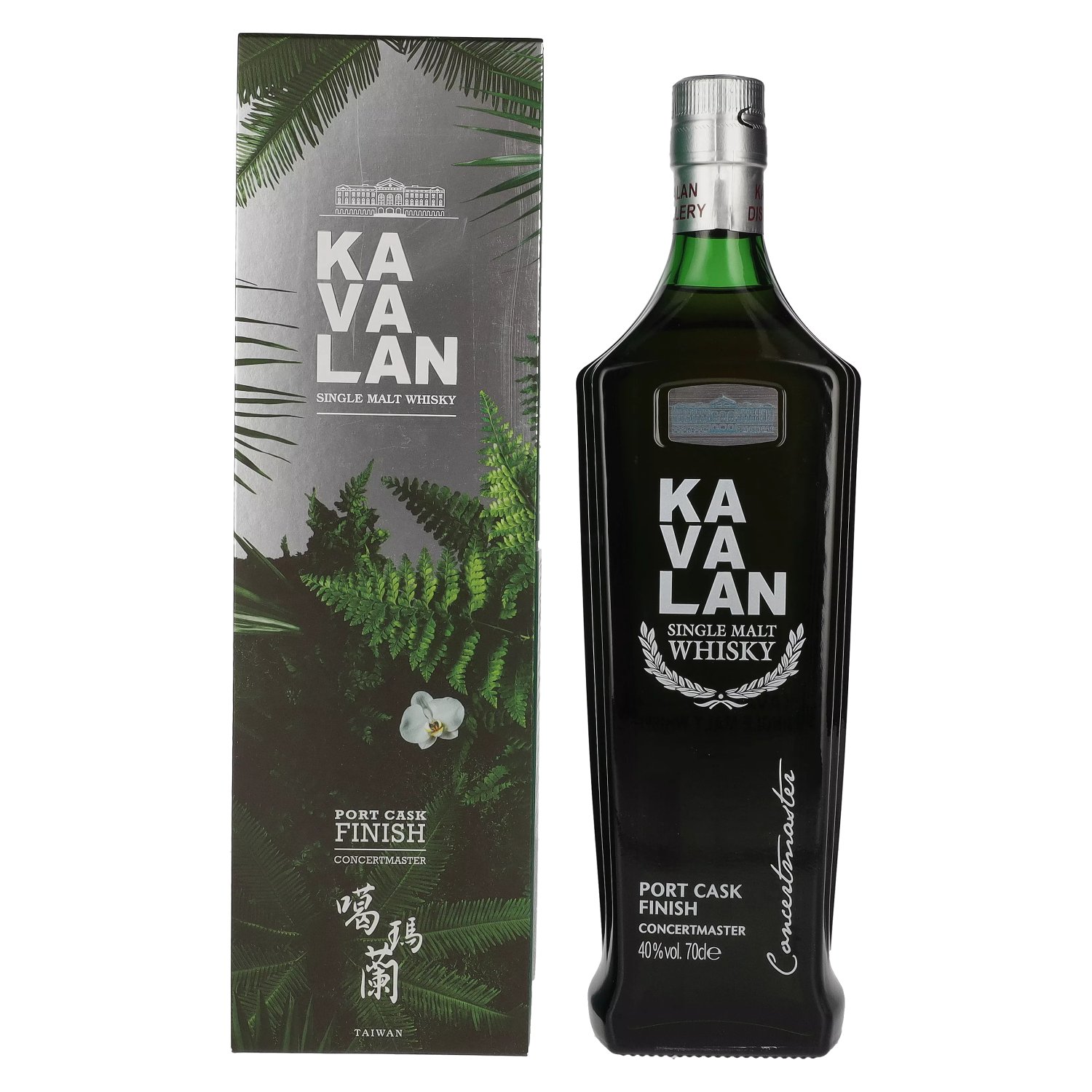 Geschenkbox in Kavalan Finish Vol. Edition CONCERTMASTER Cask Port Festif 0,7l 40%