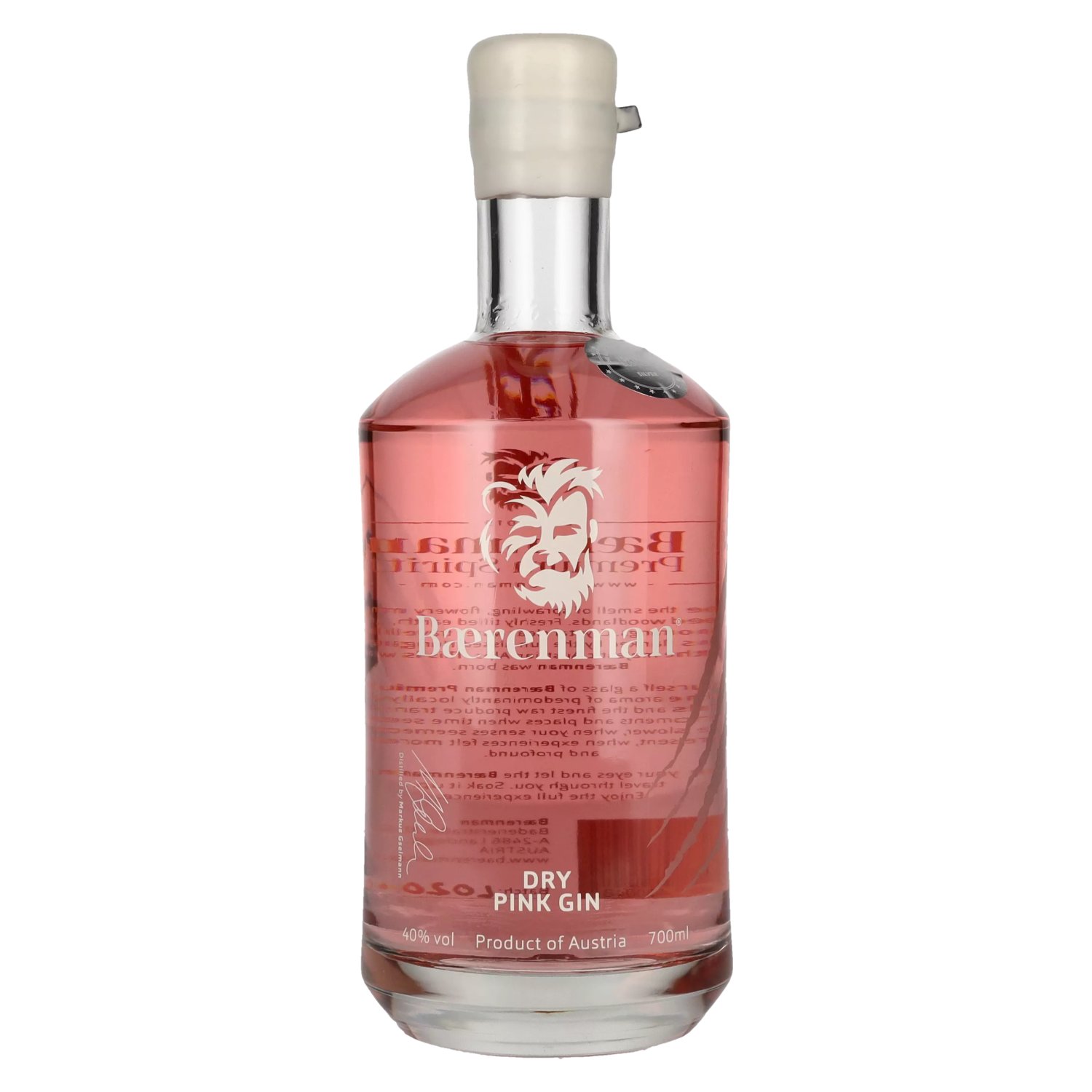 Baerenman Dry - 0,7l Vol. delicando Gin 40% Pink