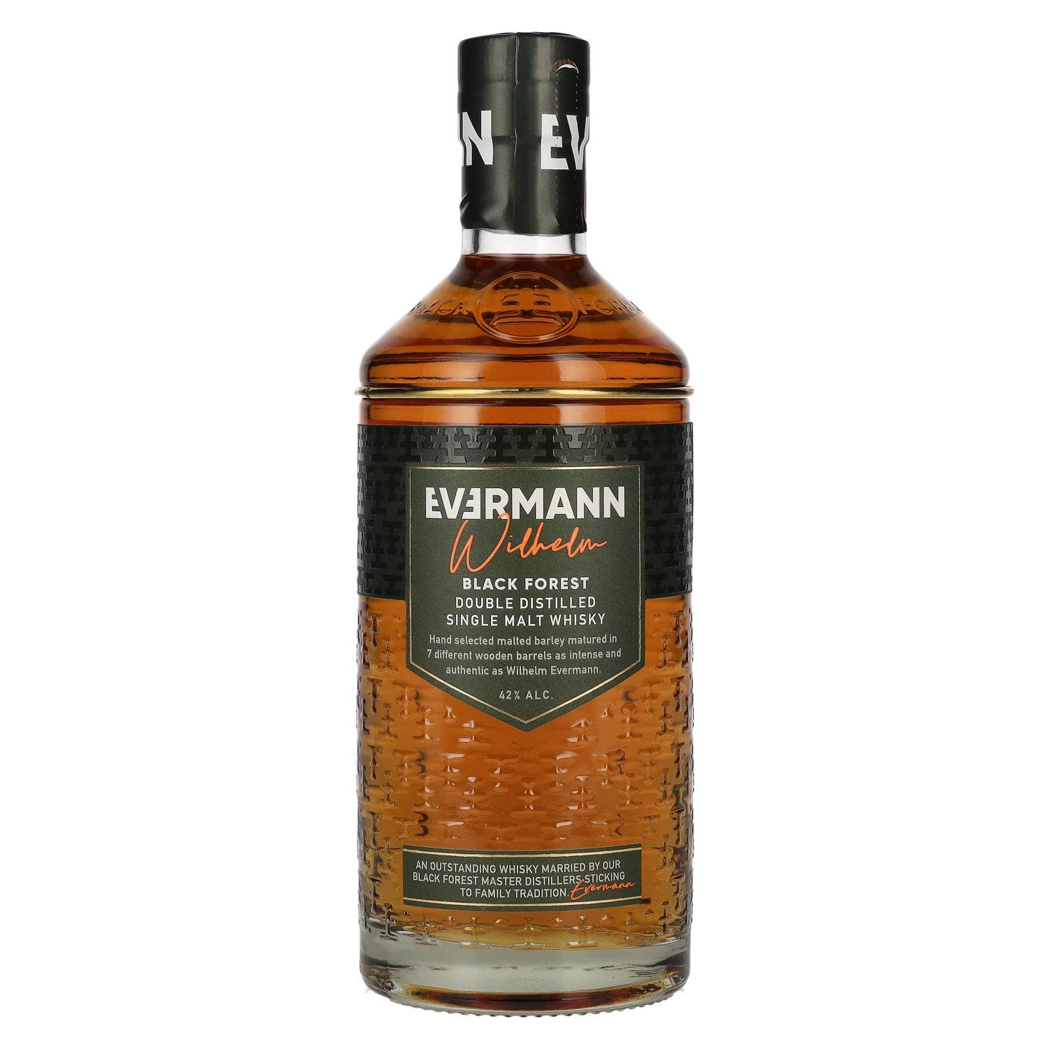 Evermann Wilhelm Black Whisky Malt Single Forest 0,7l 42% Vol