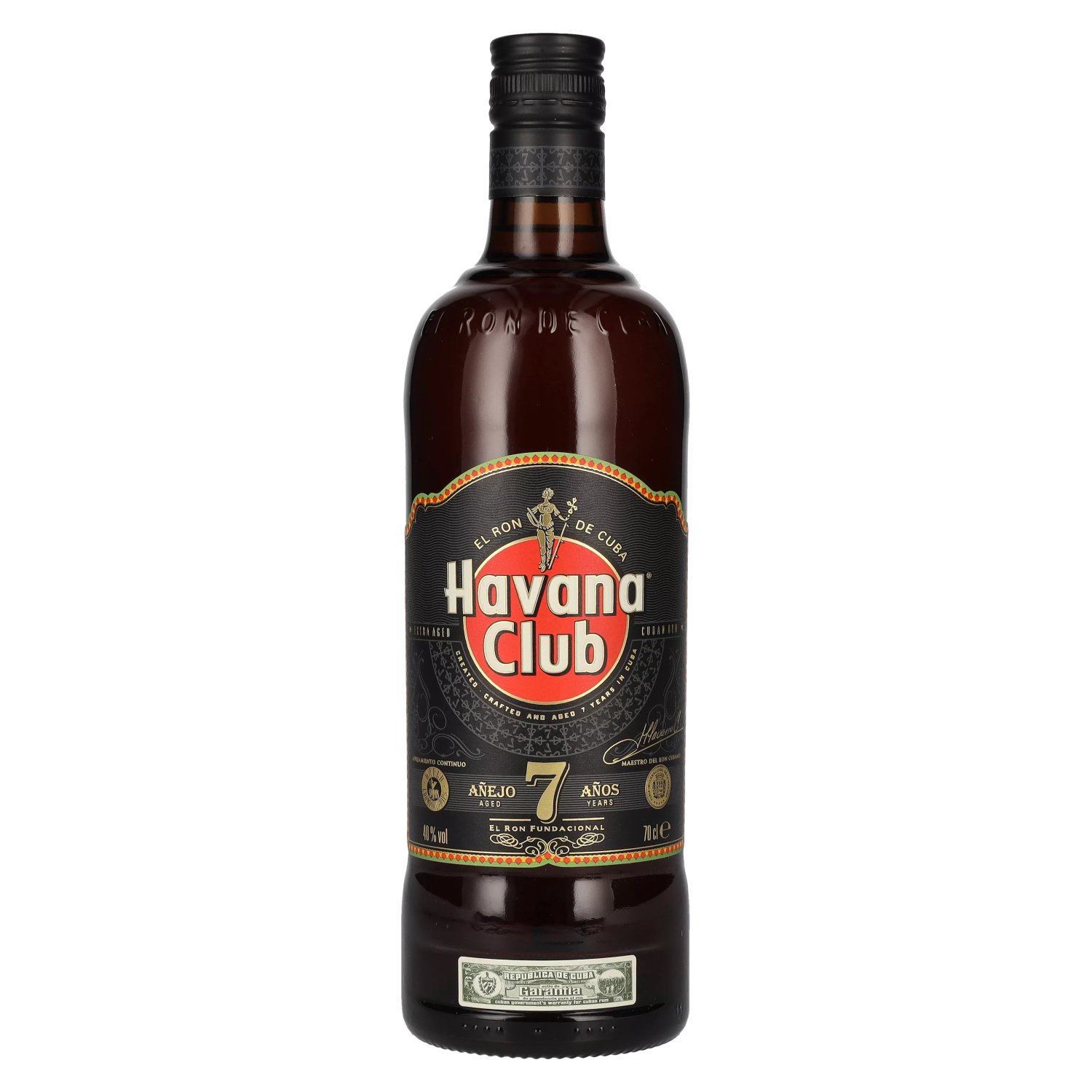 Havana Años Añejo Club 40% - 0,7l 7 Vol. delicando