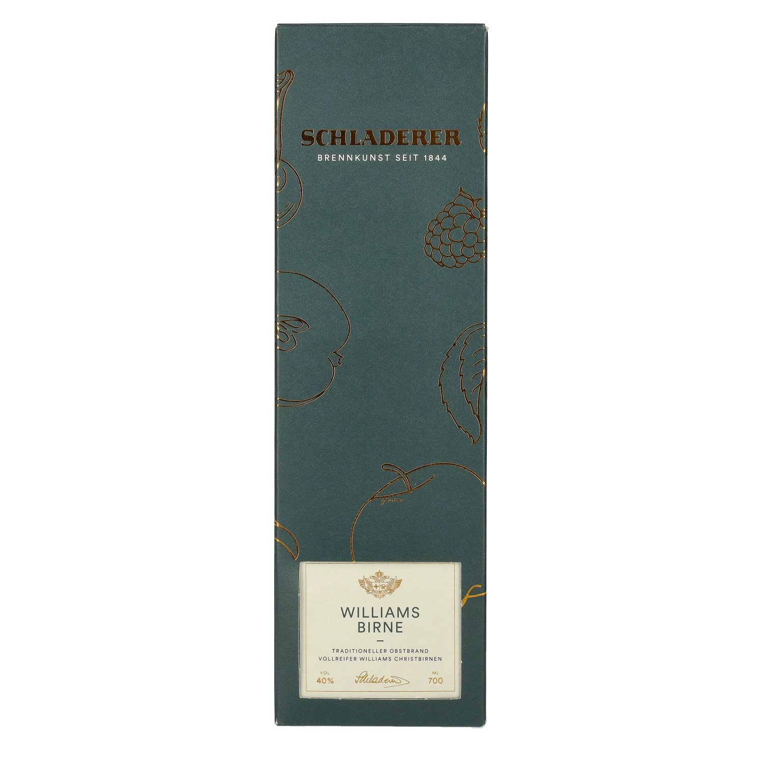 Schladerer Williams Birne 40% Vol. 0,7l in Giftbox